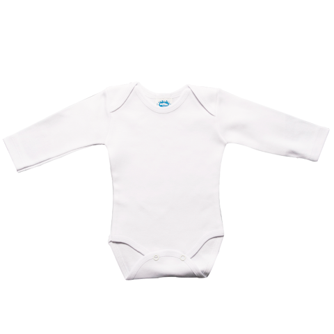 Body blanco online bebe manga larga