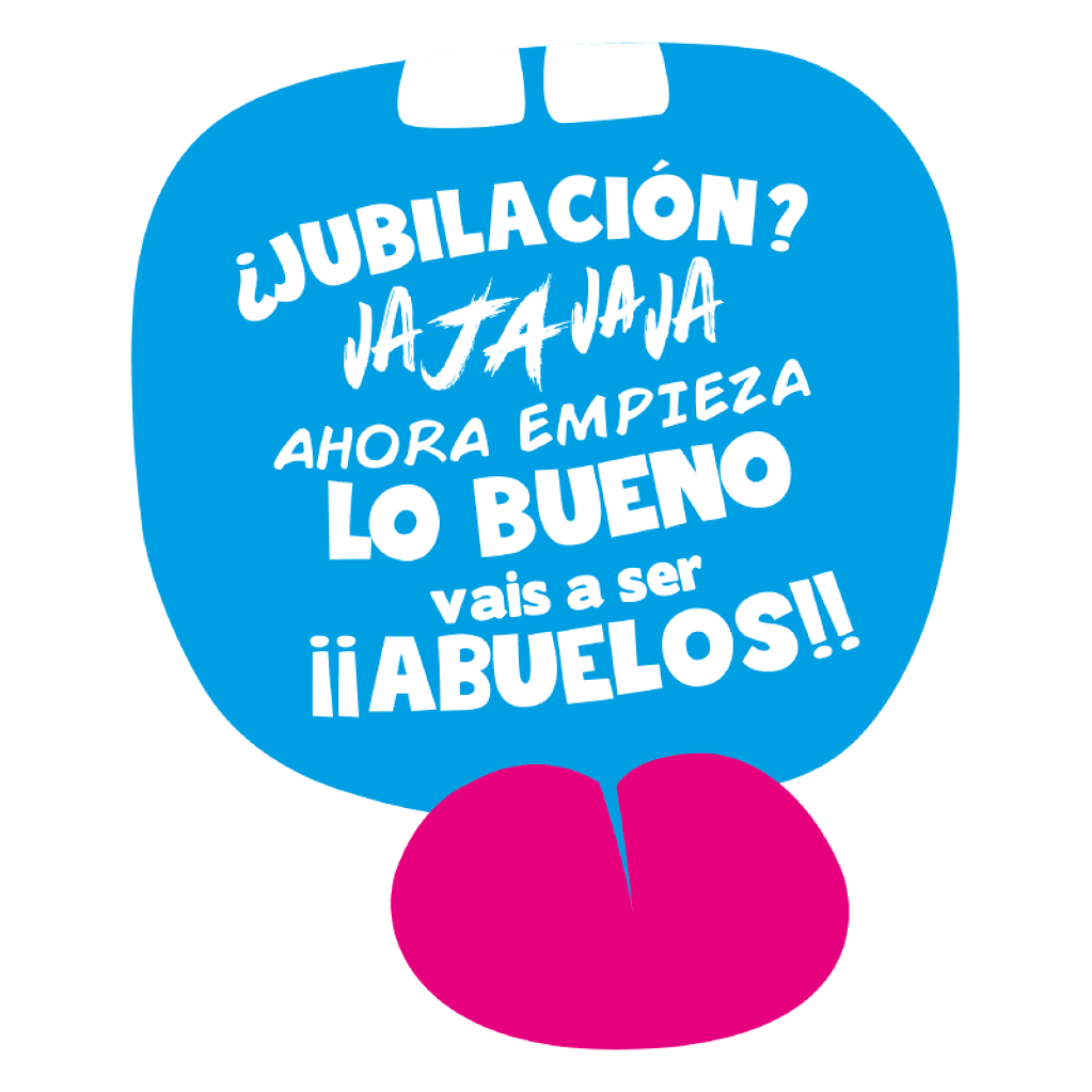 JUBILACIÓN? JAJAJA AHORA EMPIEZA LO BUENO vais a ser ABUELOS!! | Llavero  camiseta