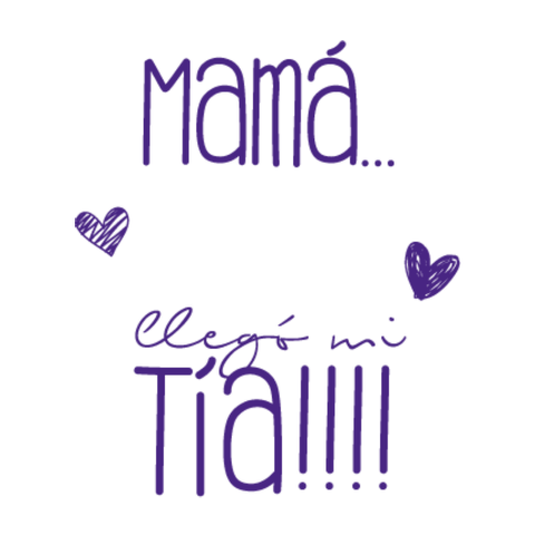 Mamá.. estas despedida!!! Llegó mi tia !!