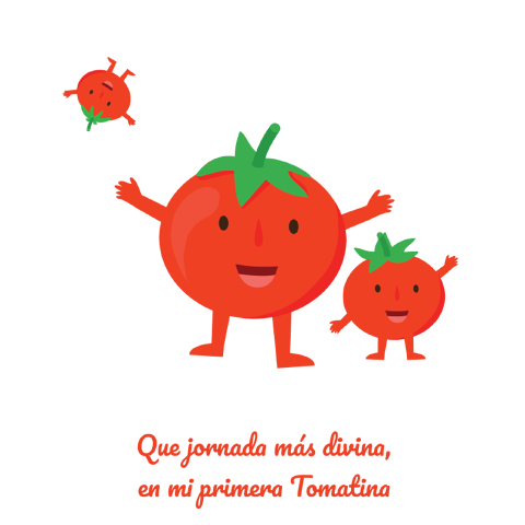 Que jornada más divina, en mi primera tomatina